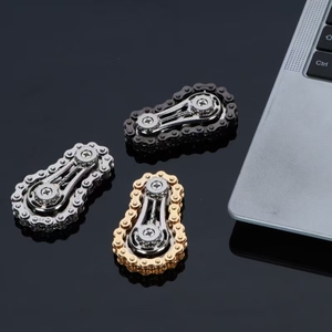Custom Kids Fidget <strong>Spinners</strong> Alloy Chain Gear Gyro Internet Celebrity <strong>Mechanical</strong> Finger Decompression Device Unisex 14 Years &amp; up - Product Image 6