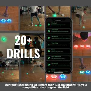 Entraînement de football Vitesse légère Équipement de réaction agile Basketball Football Sports Boxe <span class=keywords><strong>Fitlight</strong></span> Blazepod Handball 4 + App - Product Image 6