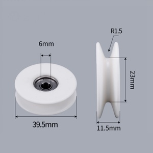 40*12mm All-ceramic Guide Wheels for Wire Drawing <b>Belt</b> Type ISO9001 Certified OEM Excellent Wear Resistance Long <b>Working</b> Life - Product Image 1
