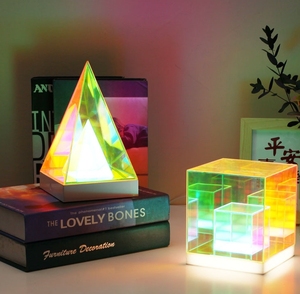 Regalo del Día <span class=keywords><strong>de</strong></span> San Valentín, luz <span class=keywords><strong>de</strong></span> noche LED creativa, conos, <span class=keywords><strong>Cubo</strong></span> <span class=keywords><strong>de</strong></span> <span class=keywords><strong>Rubik</strong></span>, decoración <span class=keywords><strong>de</strong></span> mesa, lámpara, decoración <span class=keywords><strong>de</strong></span> sala <span class=keywords><strong>de</strong></span> juegos, luz <span class=keywords><strong>de</strong></span> noche led - Product Image 6