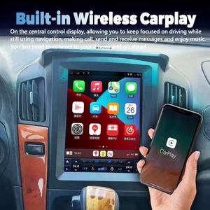Radio para Auto con Carplay, Estéreo, GPS, Reproductor Multimedia de Video para Lexus RX300 Toyota Harrier 1999 2001 2002, Android 13, Pantalla Vertical - Product Image 3