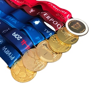 Medaglia in Metallo dei Campioni della Lega d'Elite, Nuovo Modello, Souvenir per Tifosi di Calcio, Disponibile per Regali di Benvenuto - Product Image 1