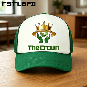 Custom Logo 6 Panel Foam Trucker Hat Wholesale Bulk Printed Mesh Back <b>Cap</b> Structured Hard Front <b>Winter</b> Beach Hip Hop - Product Image 3