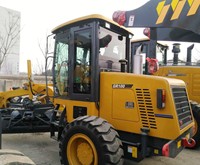 Nouvelle niveleuse routière GR100 haute performance de 7 tonnes et 100 ch, équipée d'un ripper à trois dents, vente directe d'usine.