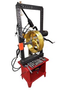 Machine de redressage de moyeux de roue et de réparation de jantes de <span class=keywords><strong>moto</strong></span>, équipement de correction de la déformation des jantes de pneus, provenant de Chine continentale - Product Image 3