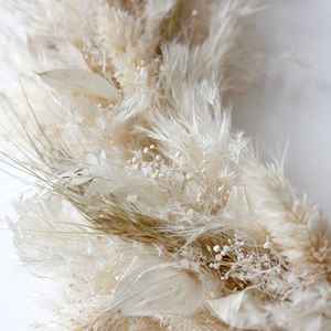 Guirnaldas y Coronas de Flores Secas SoftDream, Marco de Corona de 30 cm con Hierba de Pampas, Decoración Perfecta para el Hogar - Product Image 5