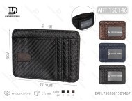 Portacarte da uomo Jd da 7 pollici in fibra di carbonio, portafoglio minimalista per carte - Product Image 1