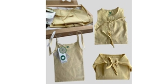Conjunto de pantalones y top sin mangas para niños, conjunto de ropa para bebé recién nacido, mono de bambú orgánico suave para recién nacido - Product Image 3
