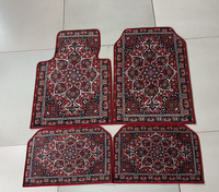 Tapis de sol de voiture imprimé personnalisé, style bohème marocain, antidérapant, facile à nettoyer