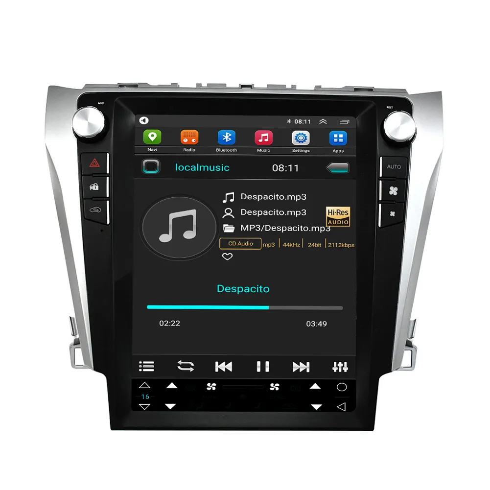 12,1 אינץ Quad Core מסך מגע אנדרואיד רכב DVD רדיו 2013 2014 2015 עם Gps/wifi עבור טויוטה קאמרי 2012 CE IPS לוח מחוונים 12.1"
