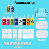 Juguete Mágico de Agua para Niños, Hada Acuática, Kit de Gel de Agua, Gel Mágico Creativo para Manualidades, Gel de Agua Cristalino, Juguete de Agua Hecho a Mano para Manualidades