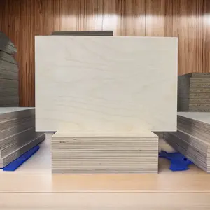 Wholesale Ultra-low Formaldehyde Emission ENF Grade Marine Plywood 4x8 15mm Waterproof Plywood Birch Surface Eucalyptus Core