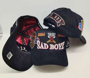 Casquettes de baseball sportives en daim bleu de haute qualité 31 Hats La Nubes, 5 panneaux, 31 Hats Thirty One Forever, pour homme - Product Image 2