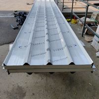 Panel Sándwich Aislante de Poliuretano, Panel Sándwich de 100 mm, Precio de Fabricante de Paneles Sándwich de Poliuretano para Techos