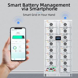 Station d'alimentation solaire Dawnice LiFePO4 50/100/200KWH 314AH Batterie lithium-ion haute tension empilable Vente directe usine - Product Image 4
