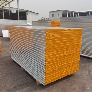 Panel Sándwich <span class=keywords><strong>de</strong></span> <span class=keywords><strong>Lana</strong></span> <span class=keywords><strong>de</strong></span> <span class=keywords><strong>Roca</strong></span> MGO Ignífugo <span class=keywords><strong>de</strong></span> Diseño Moderno HUAAO, Material <span class=keywords><strong>de</strong></span> Acero para Aplicaciones en Cuartos Limpios, <span class=keywords><strong>Precio</strong></span> por <span class=keywords><strong>M2</strong></span> - Product Image 4