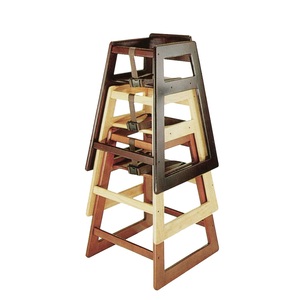 Chaise de salle à manger pour enfants en bois de <span class=keywords><strong>restaurant</strong></span> Chaise haute pour bébé en bois massif - Product Image 3