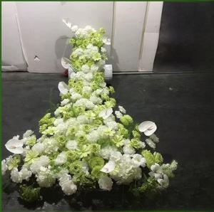 Customized Full-color Simulation <strong>Long</strong> <strong>Table</strong> Flower Trailing Waterfall Floral Arrangement Wedding Banquet Flower <strong>Runner</strong> - Product Image 4