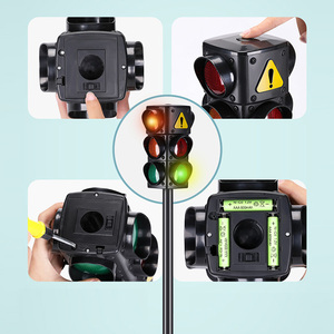 Per La Sicurezza dei bambini Educazione puntelli Semaforo Giocattoli Emulazione Segnali Stradali Strada Luce Modello Giocattolo con il Suono e LED Lampeggiante Luce - Product Image 6