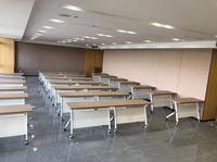 Bureau debout pliable en bois moderne pour les salles de formation de bureau, les conférences d'étudiants, l'utilisation scolaire