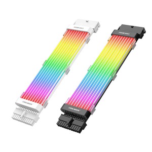 منتج جديد كولمون C200EX كابل ARGB كمبيوتر مكتبي <span class=keywords><strong>3</strong></span>*8 دبوس مع إضاءة نيون LED مرن يدعم 5 فولت ARGB تزامن مزود طاقة كهربائية تمديد كابل rgb كمبيوتر مكتبي ووحدة معالجة الرسوميات - Product Image 1