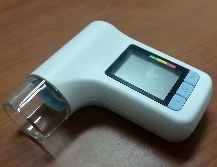 Sistema de espirómetro para pruebas de enfermedades pulmonares portátiles PEF Fev1 / Fvc