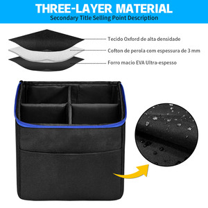 Propane Tank Storage Bag 40x40x25cm Oxford Fabric Durable Outdoor Use Rectangle Shape Large Capacity Tools Storage - Product Image 2