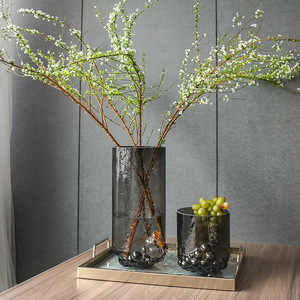 Jarrón de Vidrio Transparente, Estilo Nórdico, de Alta Gama, para Hoteles, Modelo de Habitación, Estilo Ligero y Lujoso, Creativo, para Arreglos Florales - Product Image 3