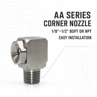 Buses d'angle coniques creuses AA en acier inoxydable 304 316 de 1/8 à 1/2 pouce pour tour de refroidissement, humidification et contrôle de la poussière CY SPRAY