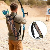 Sac à dos porte-flèches réglable pour tir à l'arc, pour flèches, arbalètes, arcs composés et arcs classiques, pour la pratique et la chasse