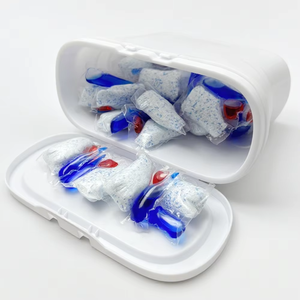 น้ำยาล้างจานแบบใช้แล้วทิ้งแคปซูลเจลผงซักฟอกแบบแข็งสำหรับกำจัดคราบบนโต๊ะอาหาร - Product Image 1