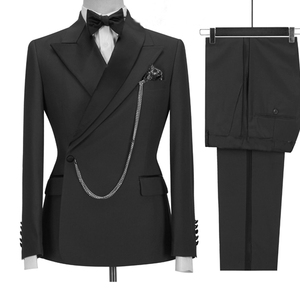 2023 personnalisé Blazer <span class=keywords><strong>Homme</strong></span> Slim Fit <span class=keywords><strong>homme</strong></span> affaires élégant loisirs 3 pièces smoking <span class=keywords><strong>manteau</strong></span> pour Gentleman Blazer ensemble hommes costumes - Product Image 5