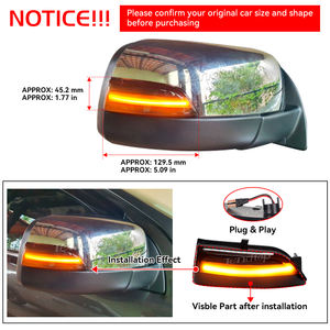 ไฟ LED แสดงสถานะแบบไดนามิกสำหรับ <span class=keywords><strong>Ford</strong></span> Everest 2015-2019 <span class=keywords><strong>Ranger</strong></span> T6 Raptor <span class=keywords><strong>wildtrak</strong></span> - Product Image 4