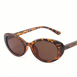 Wholesale 2022 High Quality Vintage Black <b>Round</b> <b>Sunglasses</b> Small <b>Frame</b> Oval <b>Sunglasses</b> for Women - Product Image 6