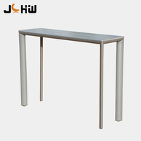 Ensemble de table et chaises de bar extérieur en aluminium moderne et durable pour restaurant, café, hôtel, villa, plage, patio