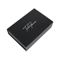 Caja de Regalo Magnética de Cartón Rígido Plegable de Lujo Mate, Cajas de Regalo Magnéticas Personalizadas con Tapa Magnética y Lámina Dorada
