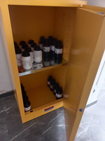Armoire de stockage de sécurité en acier antidéflagrant pour liquides combustibles produits chimiques inflammables pour métal d'hôpital d'atelier d'école