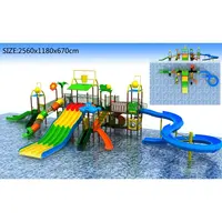 Children's Playground Water Slide, Pool Play