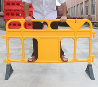 Panneau de sécurité mobile extensible Barricade garde-corps mobile en plastique barrière de sécurité routière barrière de construction barricade portable