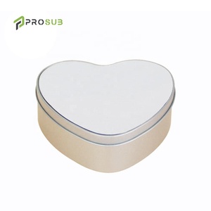 Prosub thăng hoa Trống hộp thiếc Kẹo đóng gói container tùy chỉnh in ấn Quà tặng hộp kim loại với tấm nhôm - Product Image 2