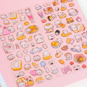 WOWEI <span class=keywords><strong>Adesivi</strong></span> <span class=keywords><strong>Murali</strong></span> 3D Impermeabili in Stile Giapponese con Animali Carini, <span class=keywords><strong>Adesivi</strong></span> in PVC per Bambini, Decorazione Casa e Album Fotografico - Product Image 4