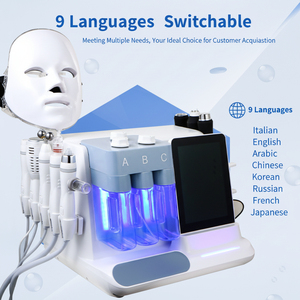 Xách tay N7 mặt nâng làm sạch sâu đầu đen loại bỏ trẻ hóa da nâng mắt 9 loại ngôn ngữ Hydra oxy máy trên khuôn mặt - Product Image 4