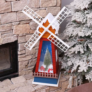 Décoration de Noël Moulins à Vent Modèle Ornement de Noël Cadeau de Noël - Product Image 1