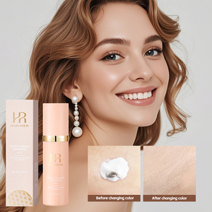 Private Label Natural Organic Vegan SPF50 Waterproof Liquid Cream <b>Foundation</b> Color Change Makeup for All Skin Types - Product Image 3