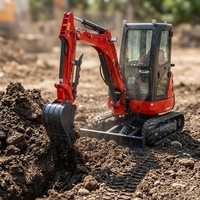 Nouvelle Arrivée Mini-Excavatrice 3,5 Tonnes sur Chenilles en Caoutchouc Moteur EPA Petite Excavatrice Agricole Prix Usine