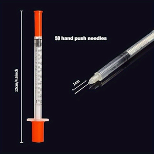 Jeringas <span class=keywords><strong>de</strong></span> <span class=keywords><strong>Insulina</strong></span> Desechables Veterinarias y Médicas <span class=keywords><strong>de</strong></span> Plástico <span class=keywords><strong>de</strong></span> Seguridad <span class=keywords><strong>de</strong></span> 1 ml, 1/4'', 32g, 31g, 30g, 29g, con Aguja <span class=keywords><strong>de</strong></span> 6 mm, <span class=keywords><strong>100</strong></span> <span class=keywords><strong>Unidades</strong></span> - Product Image 3