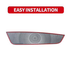 Parti interne automobilistiche in acciaio inossidabile OEM per 2021 <span class=keywords><strong>Audi</strong></span> <span class=keywords><strong>A3</strong></span> pannello frontale copertura altoparlante centrale paillettes Decorative - Product Image 6