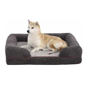 Petstar Nieuwe Product Luxe Winter Warm Zelfopwarming Verwarmde Huisdier Sofa Hond Bed