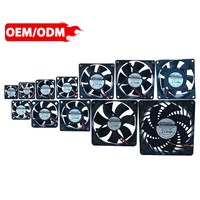 Ventilateur de refroidissement axial DC 20mm 40mm 80mm 120mm | Ventilateur de ventilation industriel à roulement à billes 12V 24V 48V pour armoires de machines