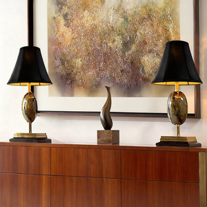 Abat-jour en tissu en forme de cloche, accessoire de lampe contemporain de luxe, installation facile - Product Image 4